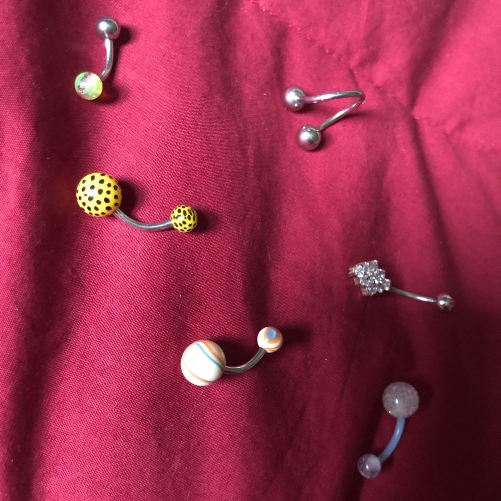 Y2K Belly Button Rings - Picture 3 of 4